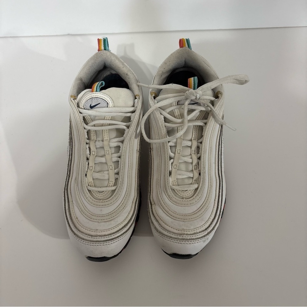 Nike Air Max 97
'Summit White/Siren Red-Black' Sneakers. Size 8 - Picture 3 of 6